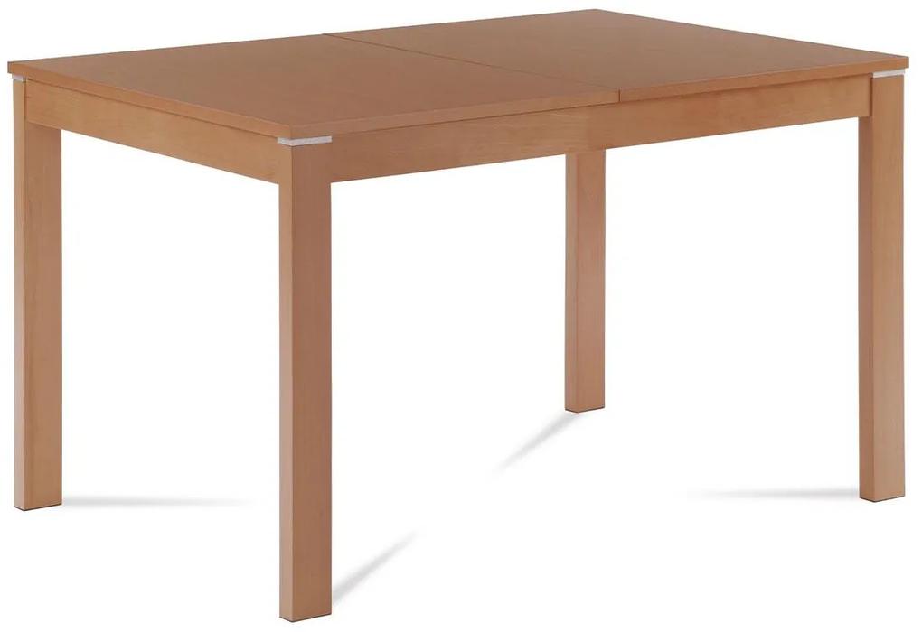 Autronic -  Jedálenský stôl BT-6777 BUK3 rozkladací, 120+30x80x74 cm, buk