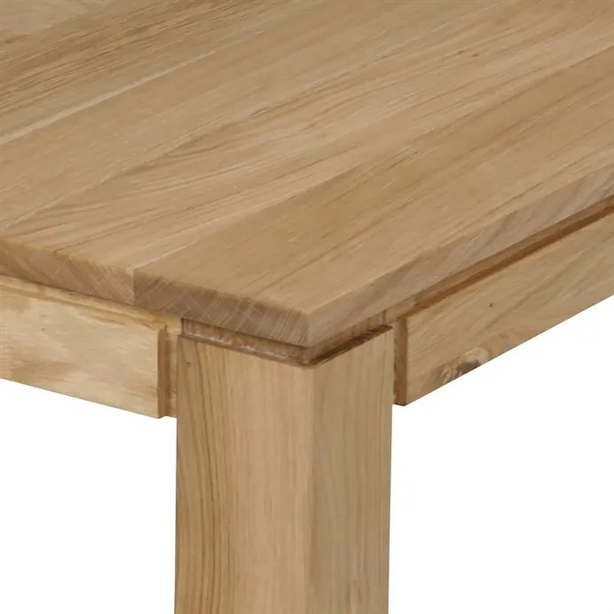 Autronic BONTEC Jedálenský stôl 140x80cm, masív, dub, DS-F140 DUB Farba: Prírodné