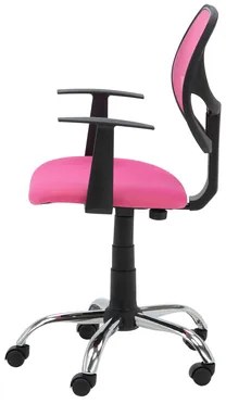 Kancelárske kreslo NOPE so sieťovinou mesh ružové