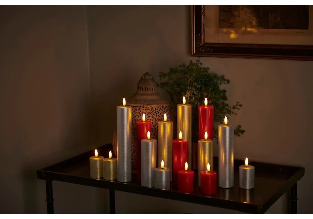 LED sviečka (výška 15 cm) Sille – Sirius