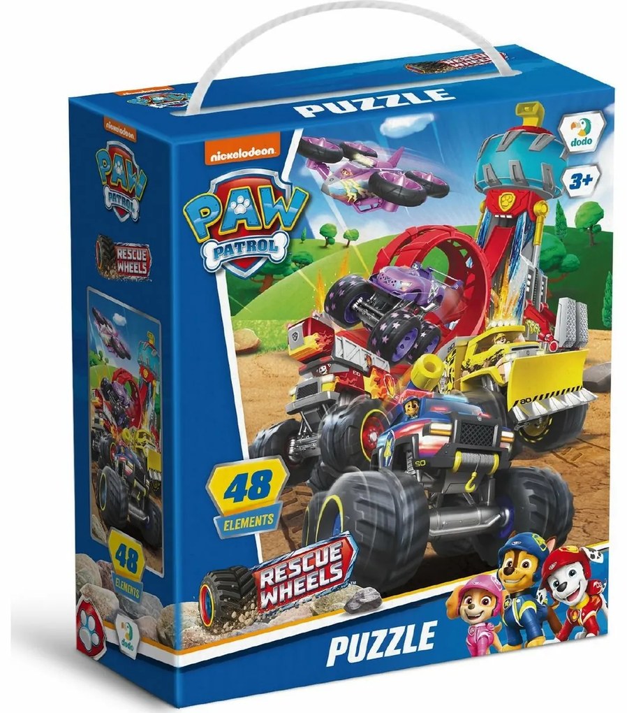 Dodo Puzzle Tlapková patrola: Na plný plyn, 48 dielikov