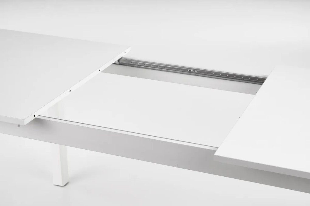 Jedálenský rozkladací stôl Florian 160/228 cm biely
