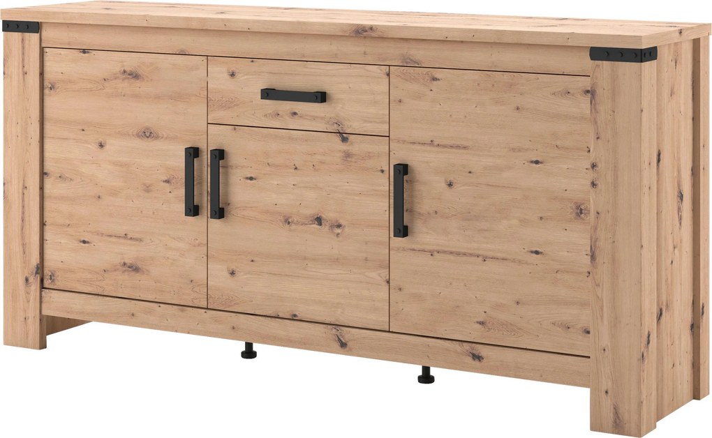 XXXLutz ŠIROKÁ KOMODA, dub artisan, 174/86/43 cm Hom`in - Komody - 000552062304