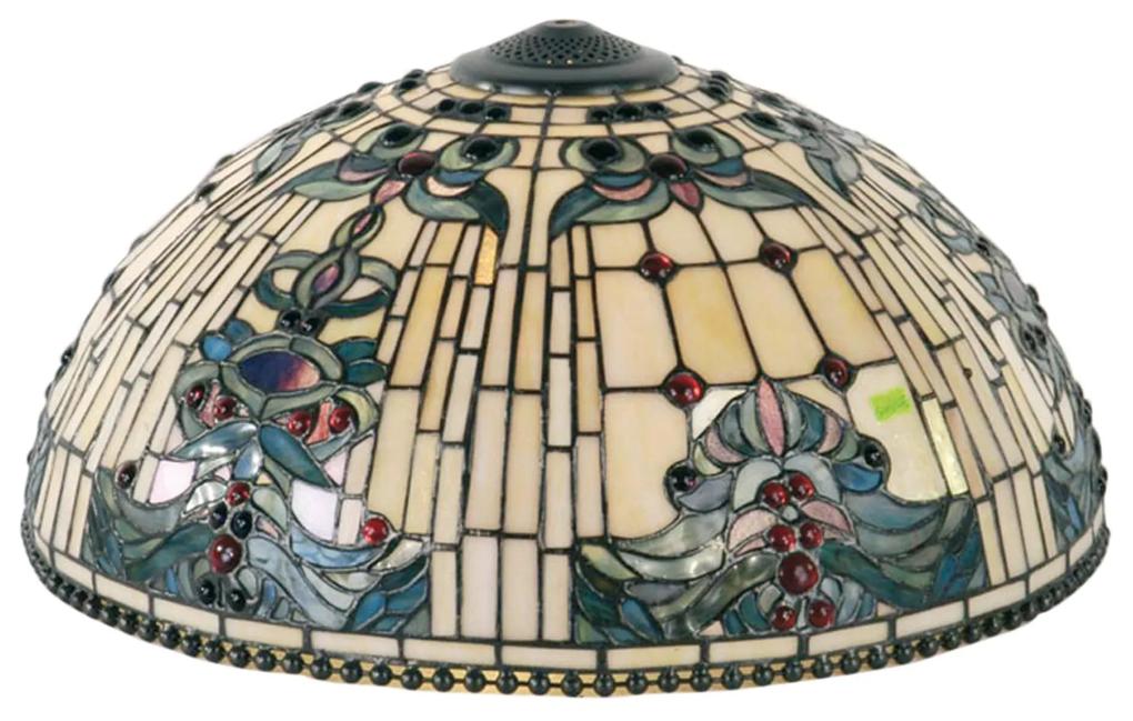 Luxusné tienidlo na lampu vitráž Ø50