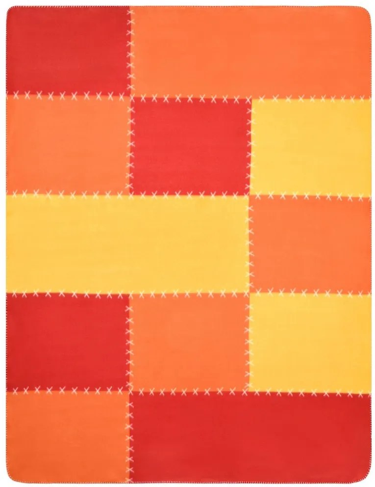 James & Nicholson (Daiber) Farebná deka 150x200 cm JN954 - Červená | 150 x 200 cm