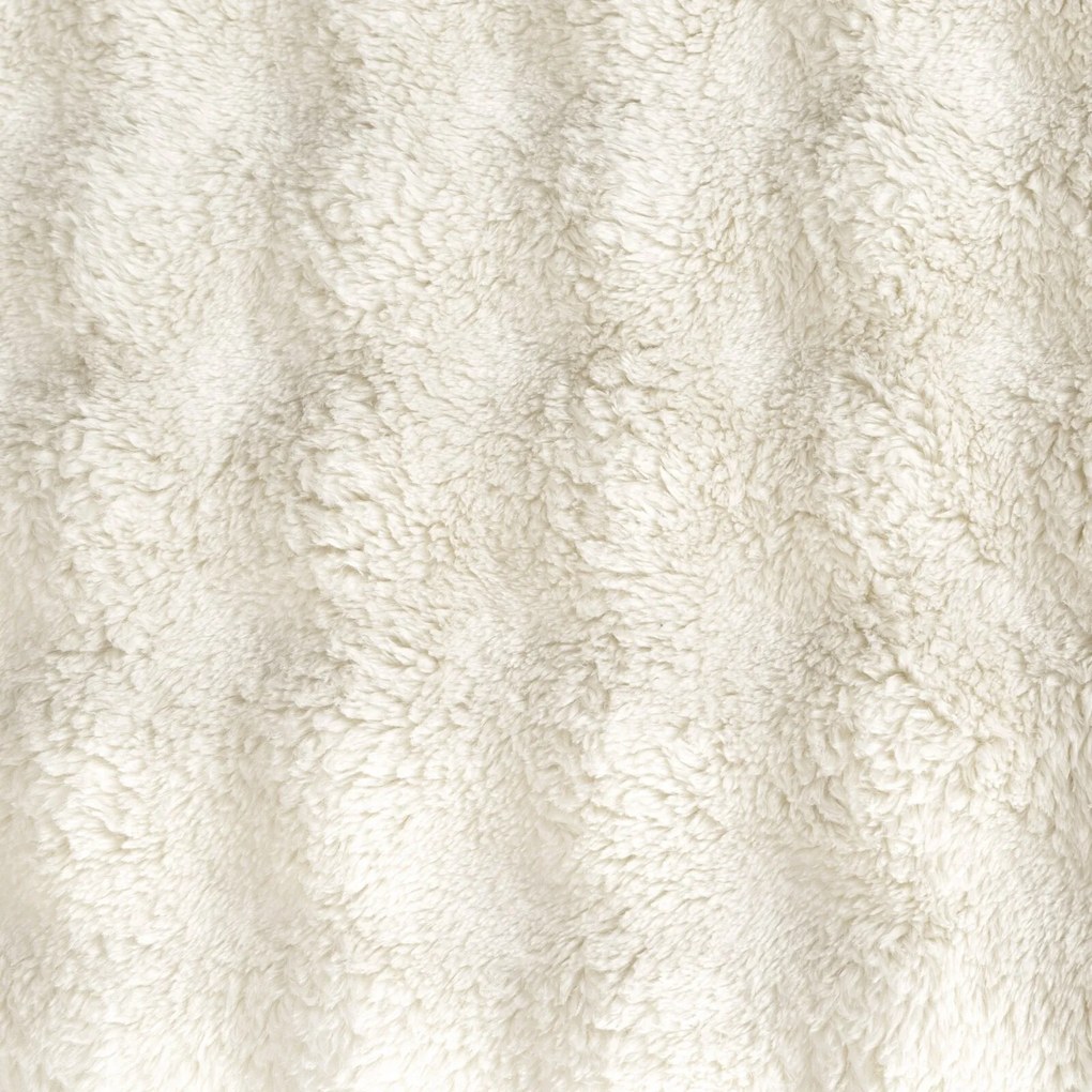 CHLPATÁ DEKA NELA 70X160 CM KRÉMOVÁ