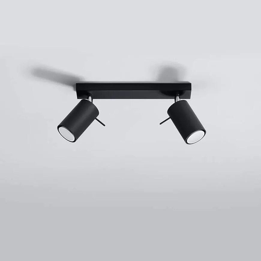 Stropné bodové svietidlo Oregon 2 čierne