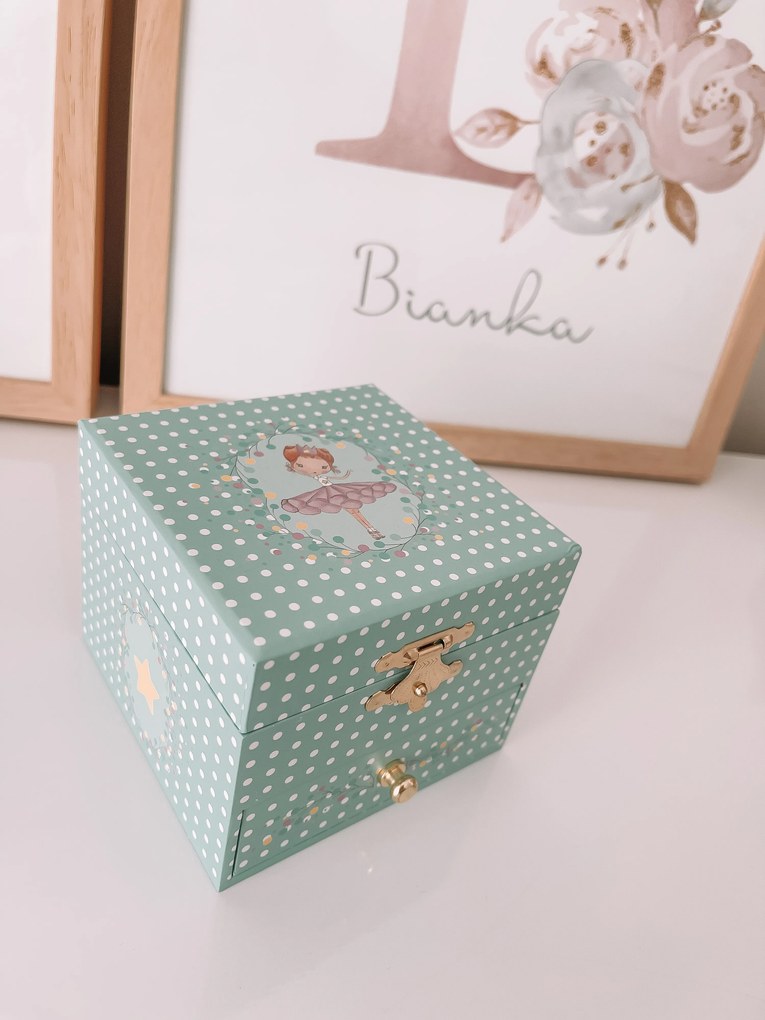 Hracia skrinka - Baletka s korunkou