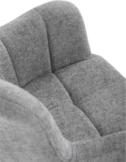 Jedálenská stolička sivá DCH-T1122 GREY2