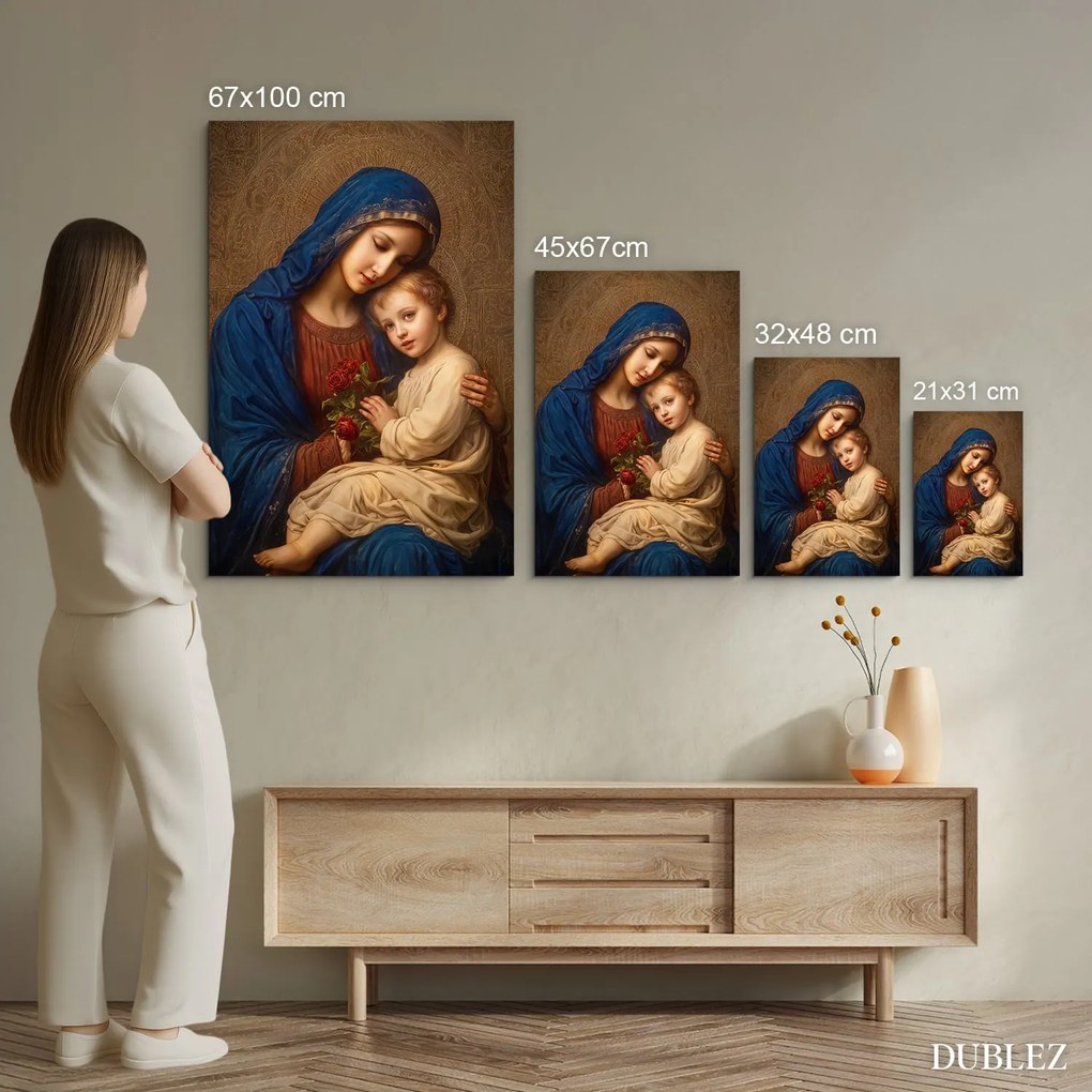 DUBLEZ | Obraz - Madona s dieťaťom
