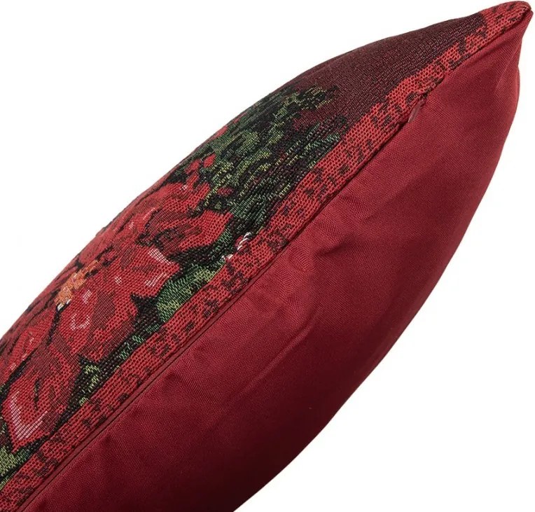 Decorative Cushion 45x45 Cm Red Polyester - 45*45*4 cm