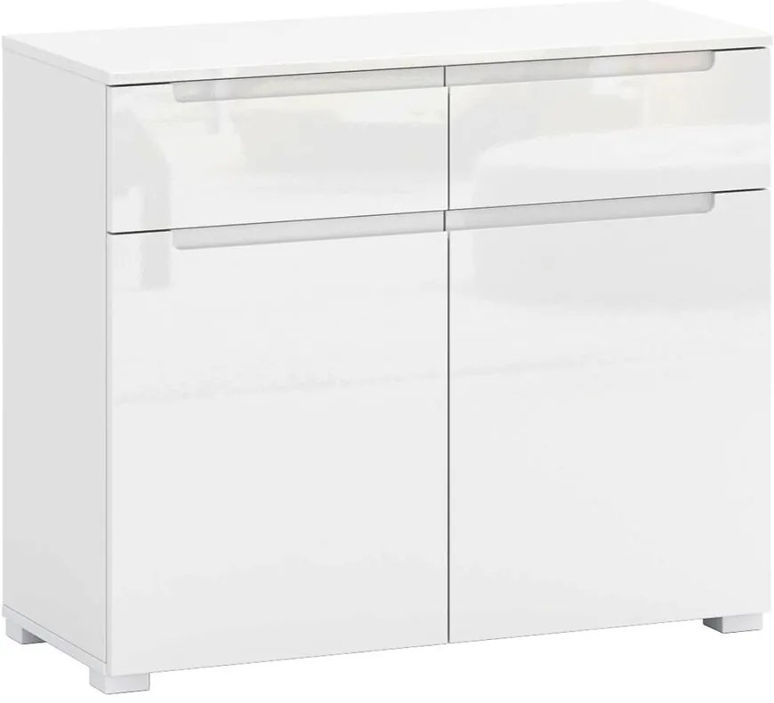 Komoda Hill 03 2D2S biely lesk