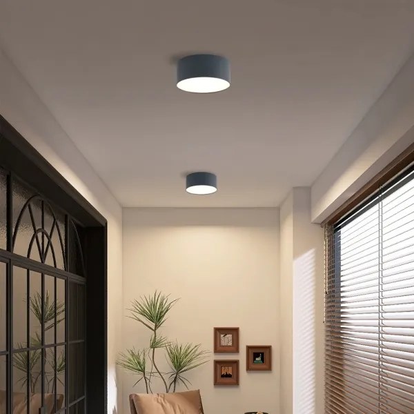 Brilagi - LED kúpeľňové stropné svietidlo FORIS LED/20W/230V pr. 15 cm antracit IP44