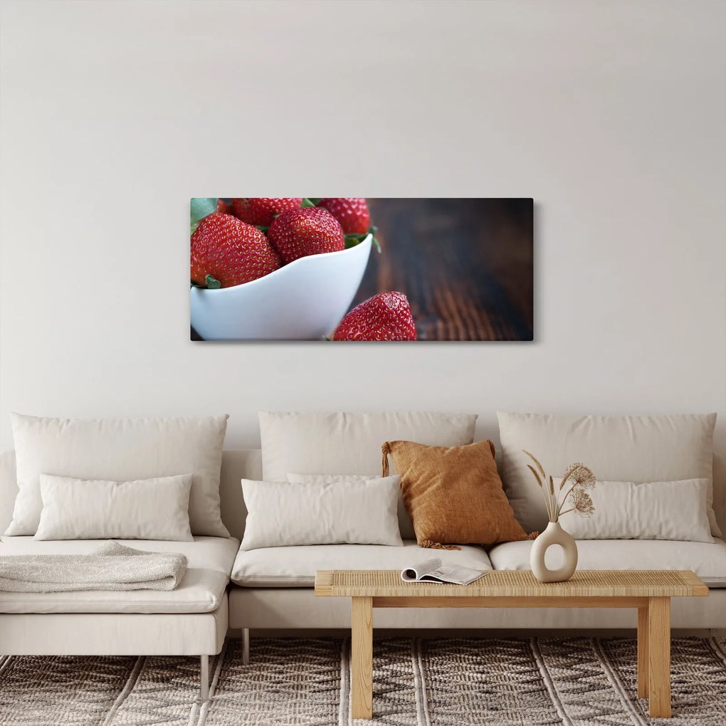 Obraz jahôd (120x50 cm)