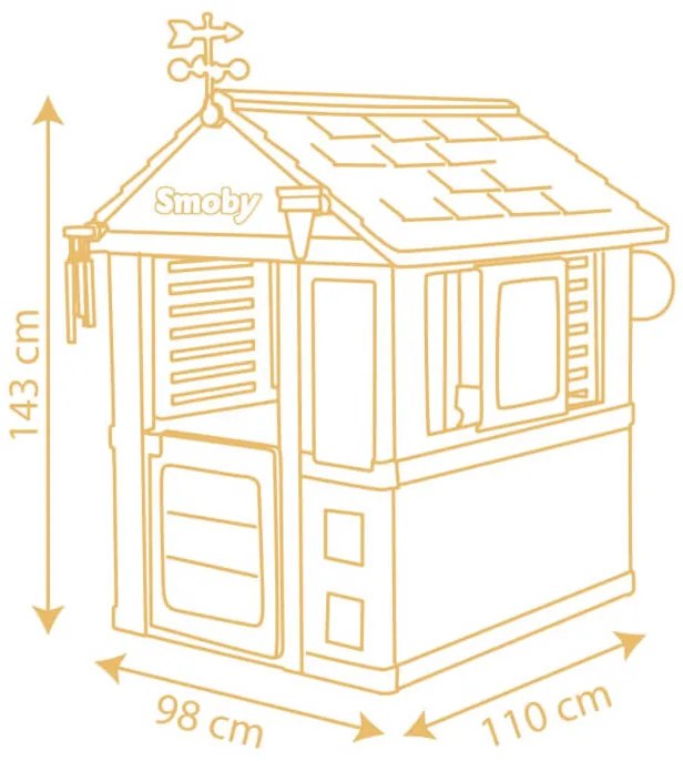 Domček Meteostanica rozšíriteľný