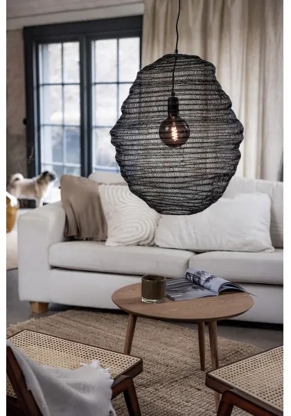 Markslöjd 108772 - Luster na lanku TAZZA 1xE27/40W/230V čierna