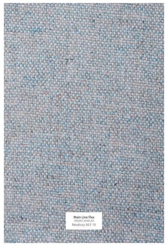 Jedálenská stolička z masívneho dubového dreva s modrosivým sedadlom Gazzda Muna