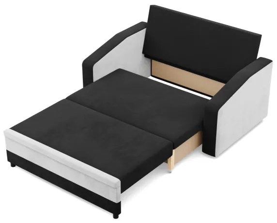 Pohovka ORION čierna / biela