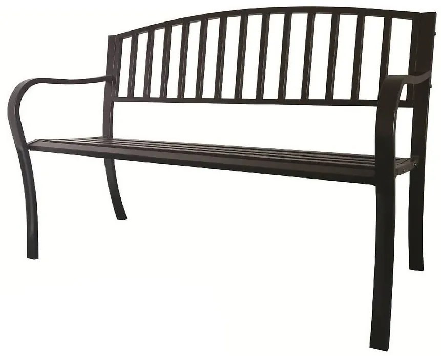 Oceľová záhradná lavička