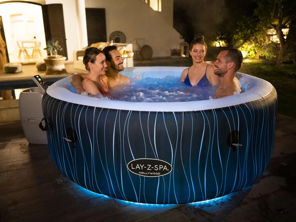 Bestway jacuzzi Lay-Z-Spa HOLLYWOOD 4-6os LED 60059