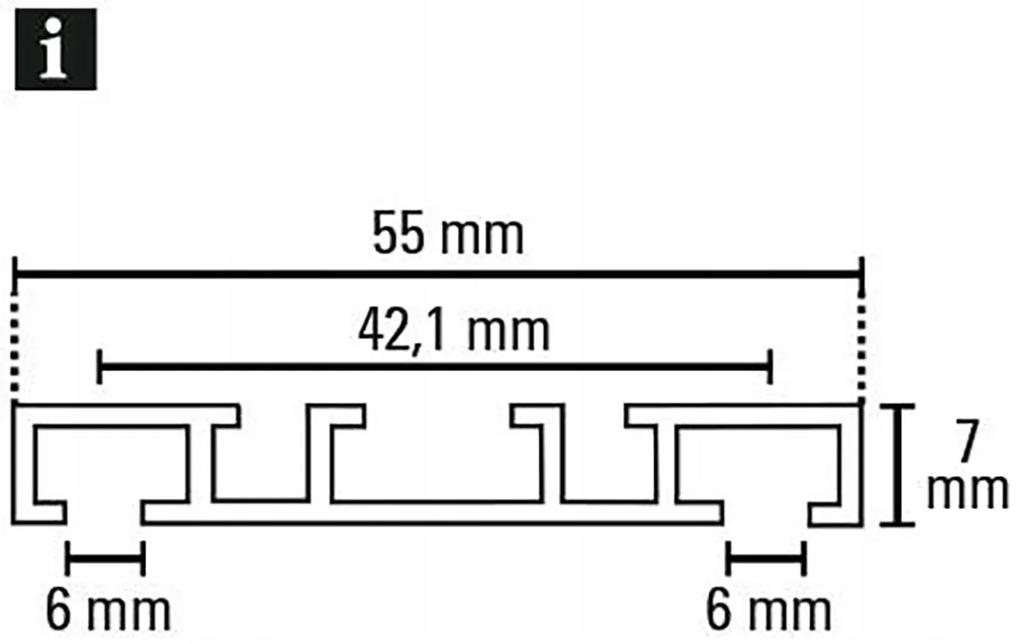 Dekorstudio Stropná hliníková dvojitá koľajnica Small PLUS Dĺžka: 120cm, Typ príslušenstva: Bežce AS + Francúzsky háčik