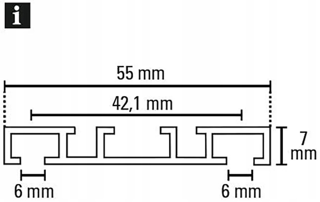Dekorstudio Stropná hliníková dvojitá koľajnica Small PLUS Dĺžka: 220cm, Typ príslušenstva: Bežce s háčikmi