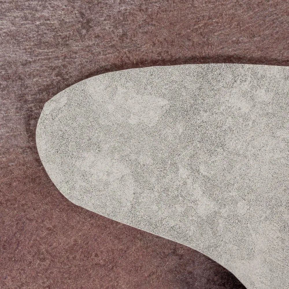 Hnedá syntetická koža 100x135 cm Etosha – Ayyildiz Carpets