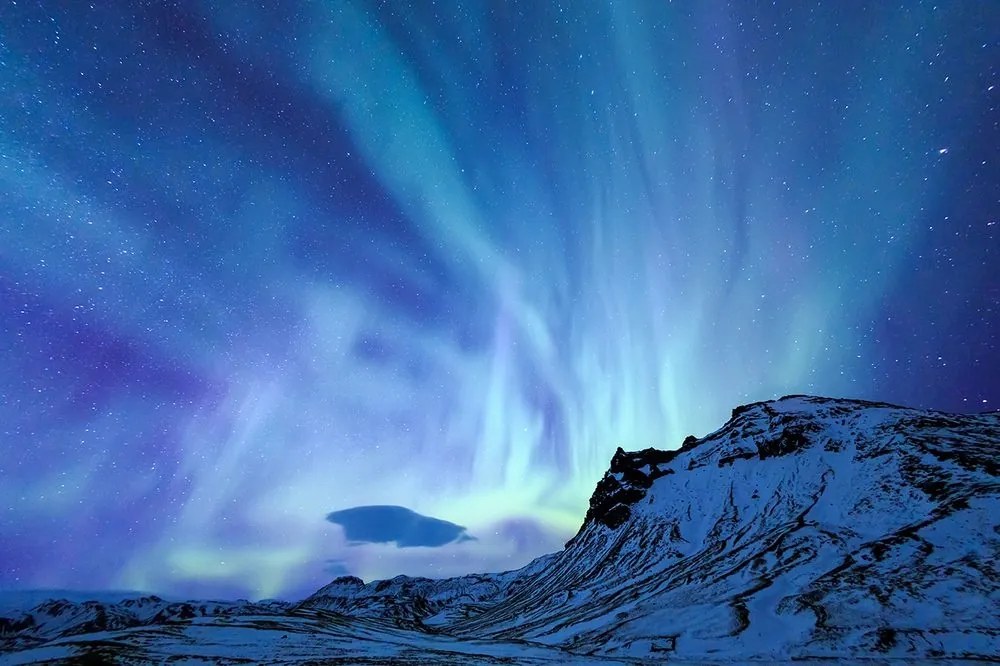 Fototapeta severské polárne svetlo - 150x100
