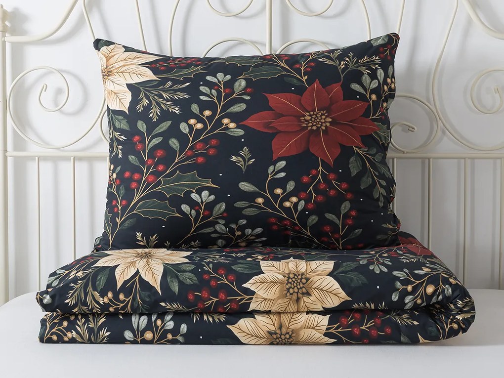 XPOSE® Bavlnené Renforcé obliečky VIANOČNÁ HVIEZDA