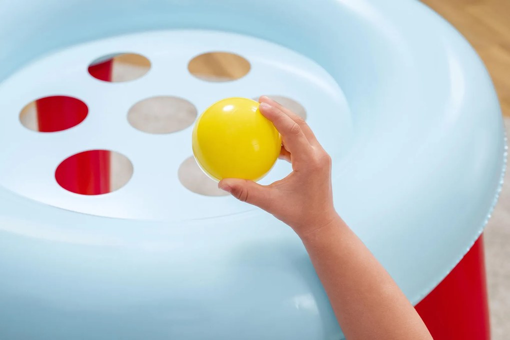 CH NAFUKOVACÍ BAZÉN S STRECHOU / OHRADOU + LOPTIČKAMI 89 x 89 x 84 CM