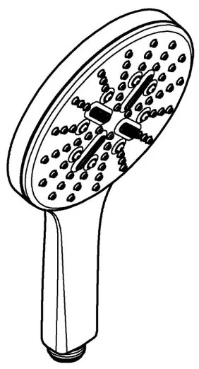 GROHE 26574000 - Ručná sprcha RAINSHOWER SMARTACTIVE 130 mm lesklý chróm