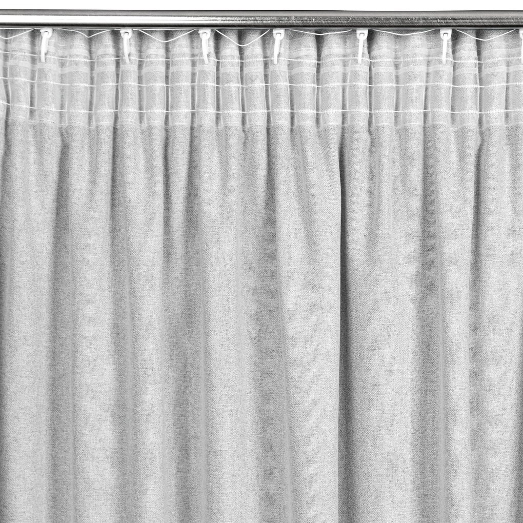 ZÁVES NA PÁSKE ERIS 14X270 CM STRIEBORNÁ