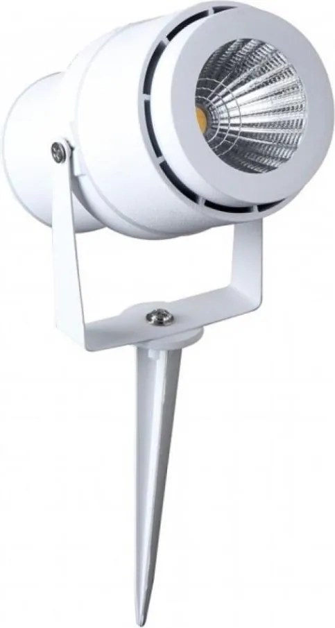 LED Vonkajšia lampa LED/12W/100-240V IP65 biela - zelené svetlo