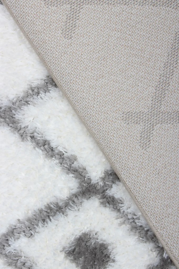 Koberec Boho 590 CREAM/D.GREY rozmery koberec: 80x150 cm