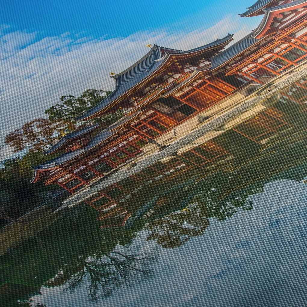 Obraz - Chrám Byodo-in, Japonsko (90x60 cm)