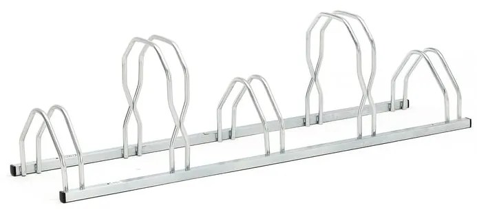 Stojan na bicykle ALBERTO, pre 5 bicyklov, 1600x330 mm