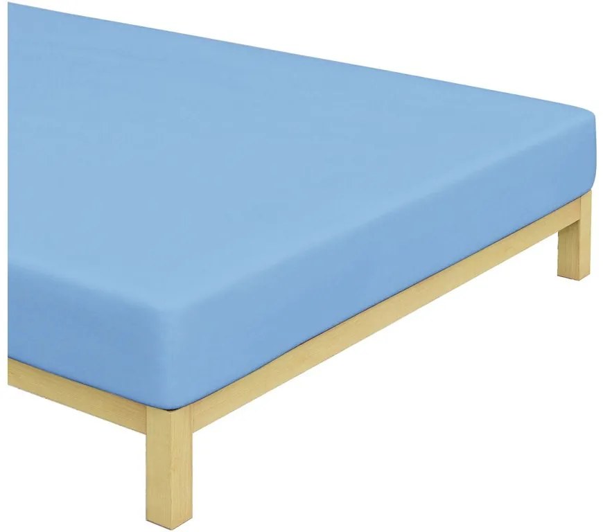 TipTrade Prestieradlo Jersey MAKO 200x200 cm - Stredne modrá
