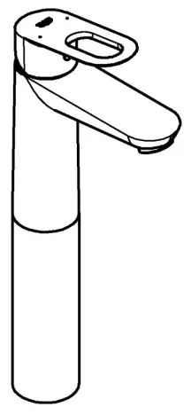 GROHE 23764000 - Umývadlová batéria BAULOOP DN 15 lesklý chróm