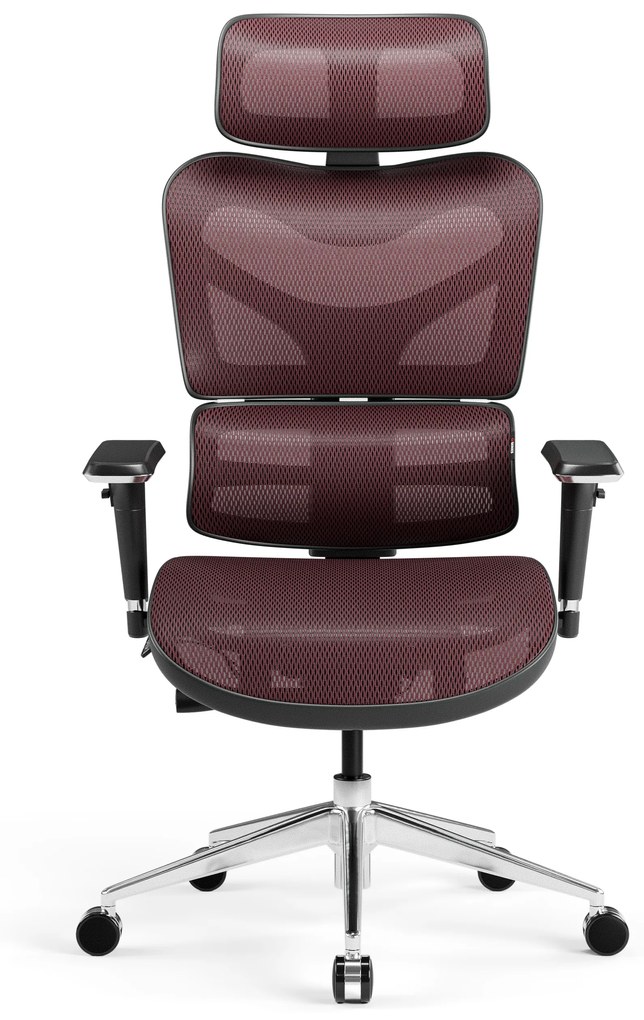 Ergonomické kreslo Diablo V-Commander: Čierno-Bordové