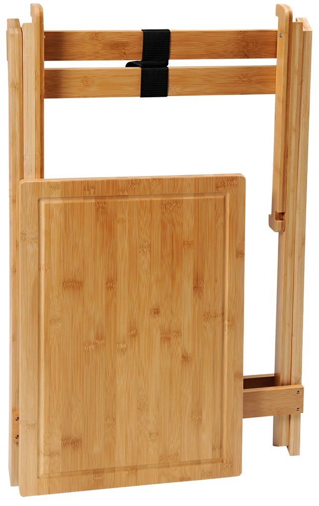Kesper Rozkladací BBQ stolík bambusový - 60 x 40 x 79 cm