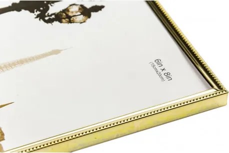 Kovový fotorám 15x20 zlatý