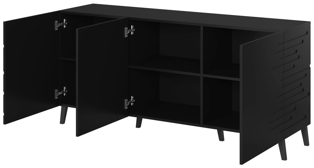 Cama Čierna komoda Nova