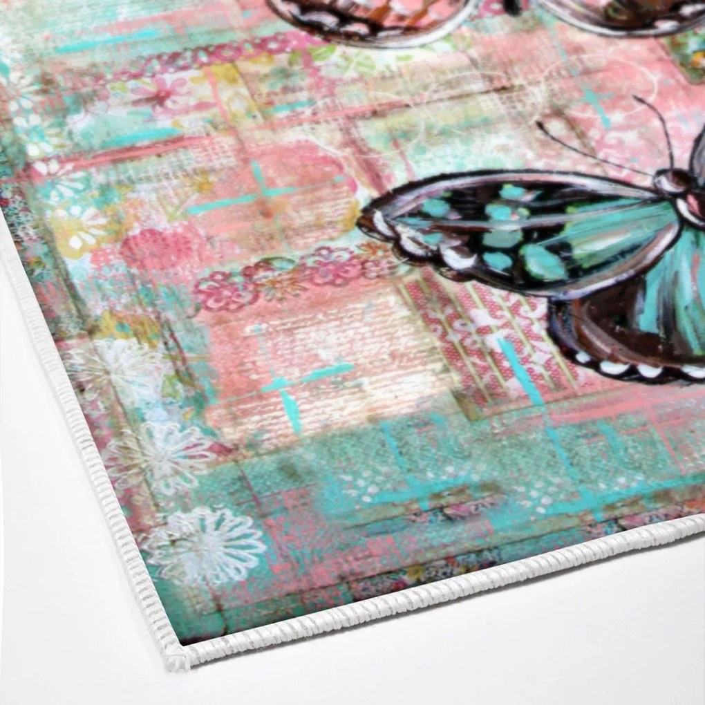 Sada 2 kusov kúpelňových predložiek FlyFlyButterfly viacfarebná