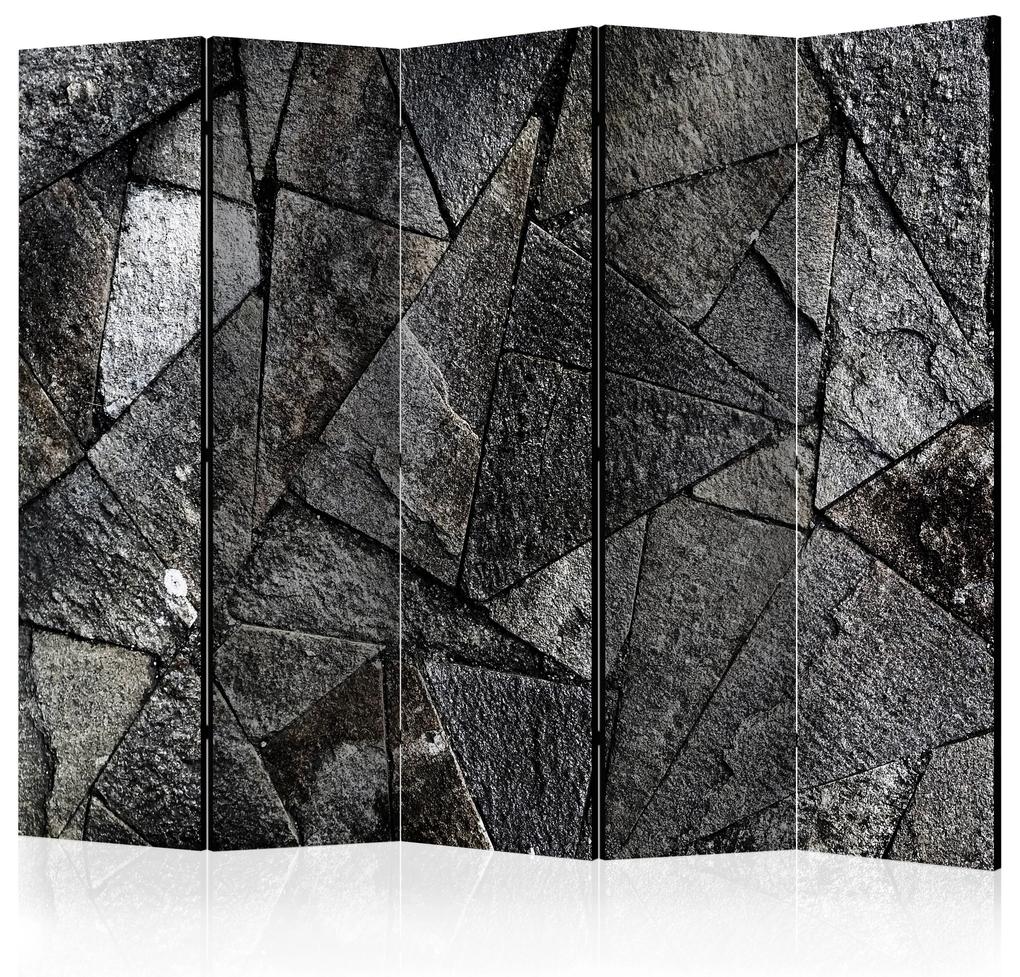 Artgeist Paraván - Pavement Tiles (Grey) [Room Dividers]