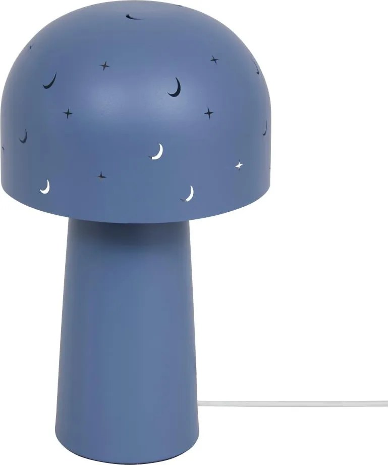 Atmosphera - Detská stolná lampa STARRY MUSHROOM 1xE14/25W/230V modrá