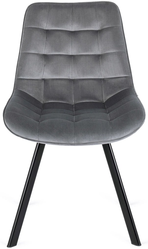 PROXIMA.store - Čalúnená jedálenska stolička RICK FARBA: ružová, MATERIÁL: zamat