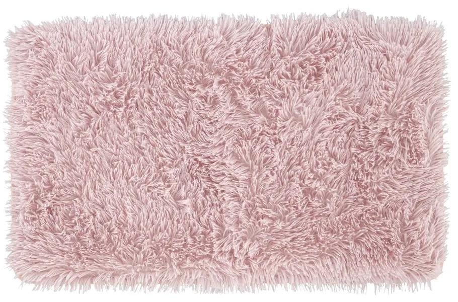 Ružová kúpeľňová predložka 80x50 cm Cuddly - Catherine Lansfield