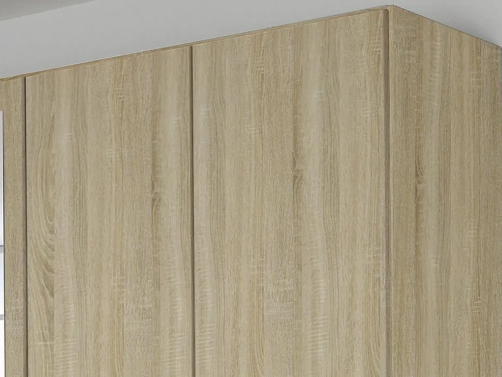 Šatníková skriňa Gamma, dub sonoma