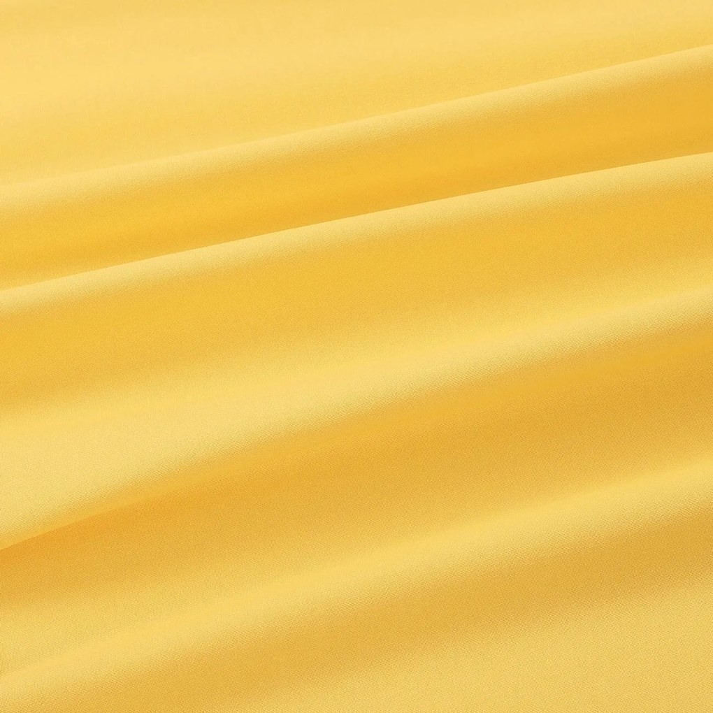 Goldea oválny obrus malaga - žltý 140 x 180 cm