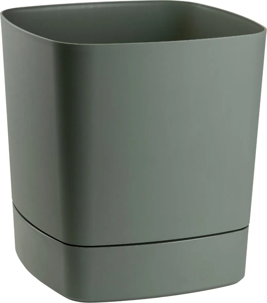 PLASTOVÝ KVETINÁČ CUBI 30X33 CM MÄTOVÁ